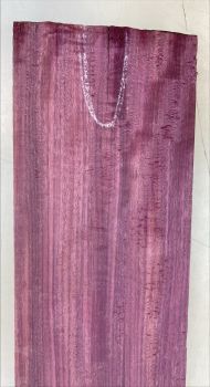 NeckPurple Heart, curly 1180x107x45mm - Unique Piece #002